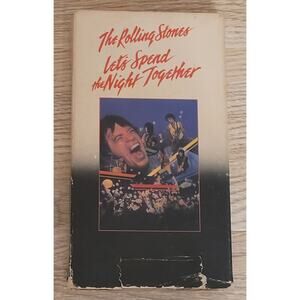 The Rolling Stones - Lets Spend the Night Together VHS, 1983 Pre-owned Untested